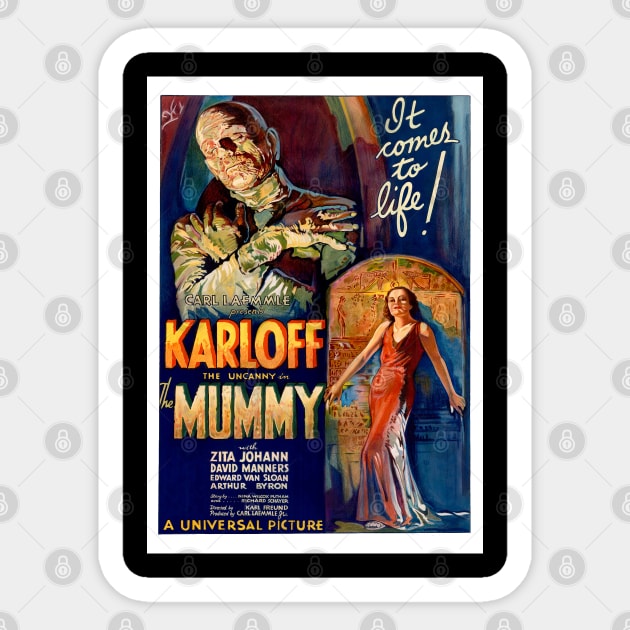 Mummy, The (1932) 1 Sticker by GardenOfNightmares